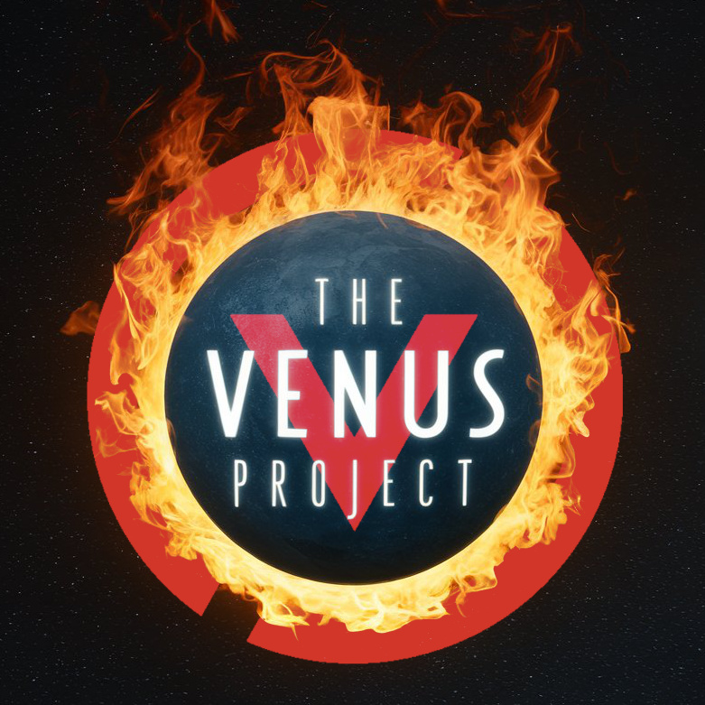 The End of Jacque Fresco's The Venus Project. The Venus Project logo set on fire